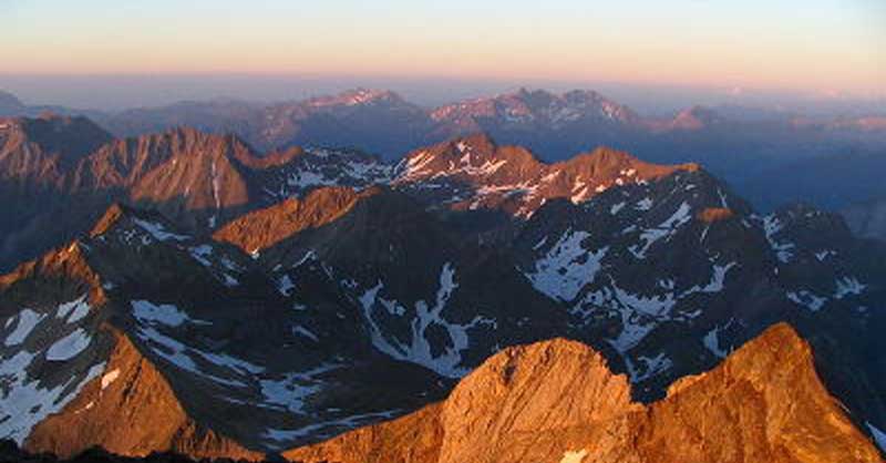 Vue sur les Pyrénées Centrales